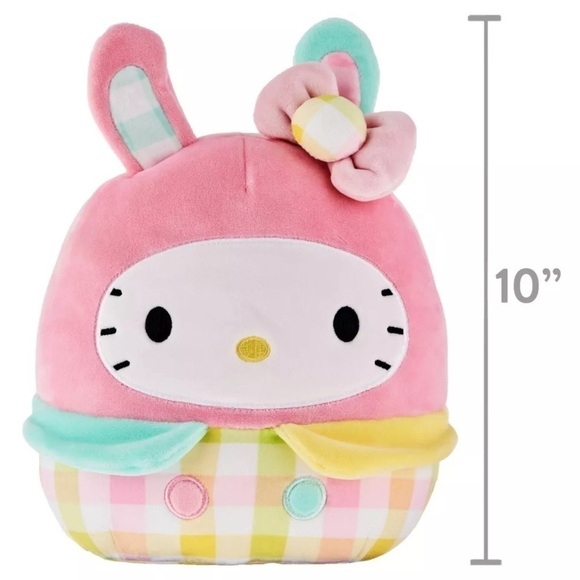 New HELLO KITTY And Friends Squishmallow Pastel Spring Easter Bunny 10” Plush - Picture 6 of 6